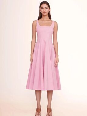 STAUD Wells Dress Size 4 Pink